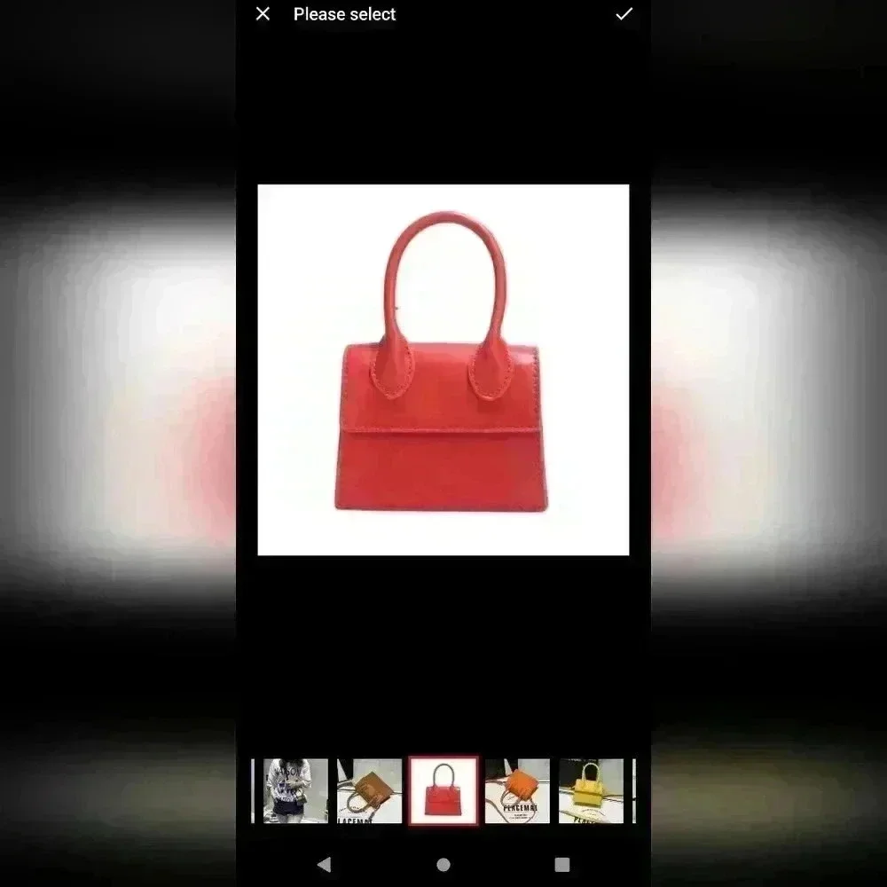 New mini flap designer bag pvc